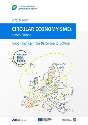 Cover der Broschüre zur Circular Economy SMEs across Europe Tour