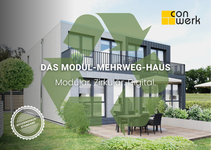 The MODULAR-REUSABLE-HOUSE Modular. Circular. Digital. | conwerk UG