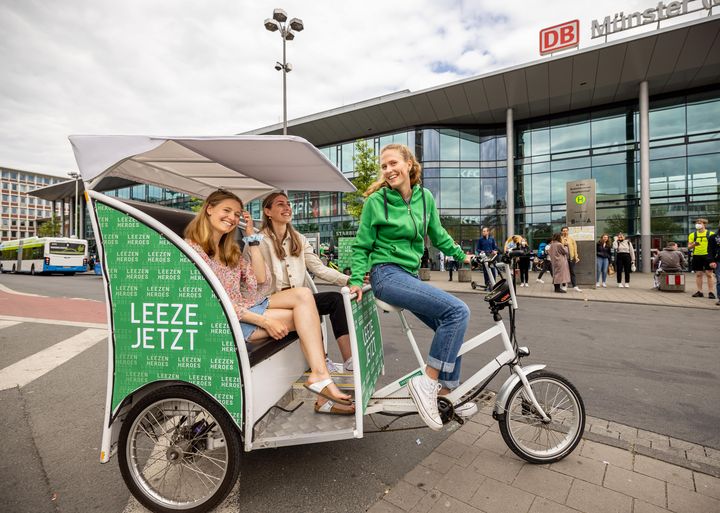 Leezen.Taxi - On-Demand Rikschataxi | Leezen Heroes